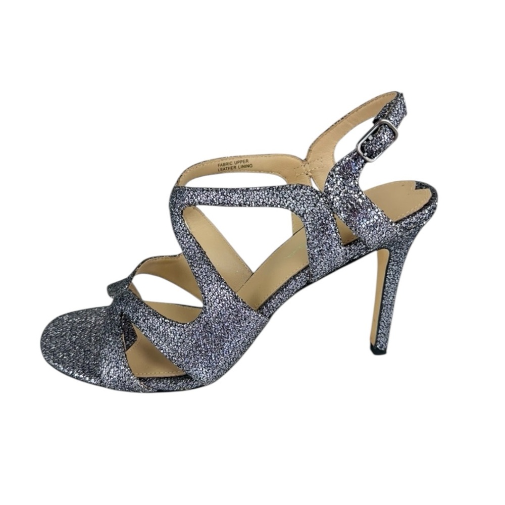 Via Spiga Silver Glitter Pumps Size 7.5